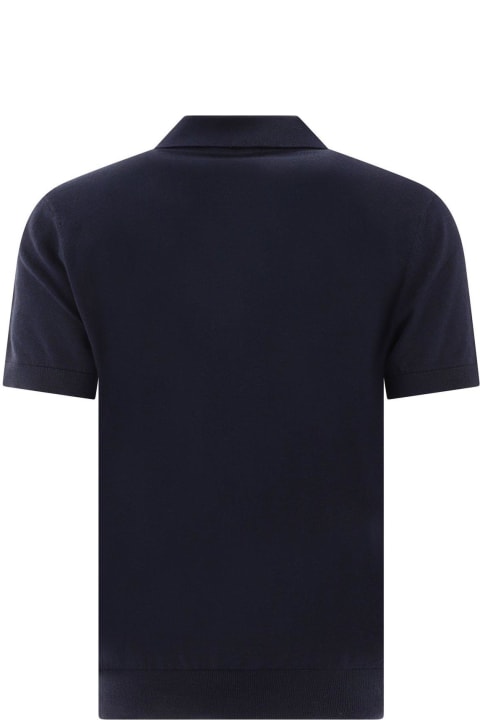 A.P.C. Shirts for Men A.P.C. Gregory Logo Embroidered Polo Shirt