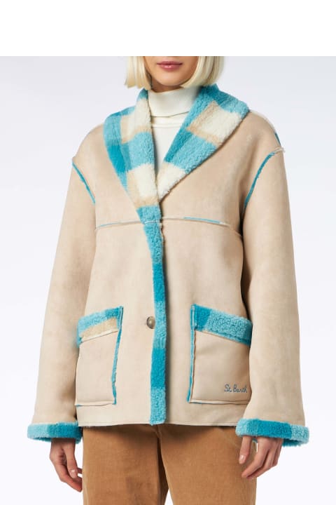 Homeware MC2 Saint Barth Woman Reversible Shearling Jacket