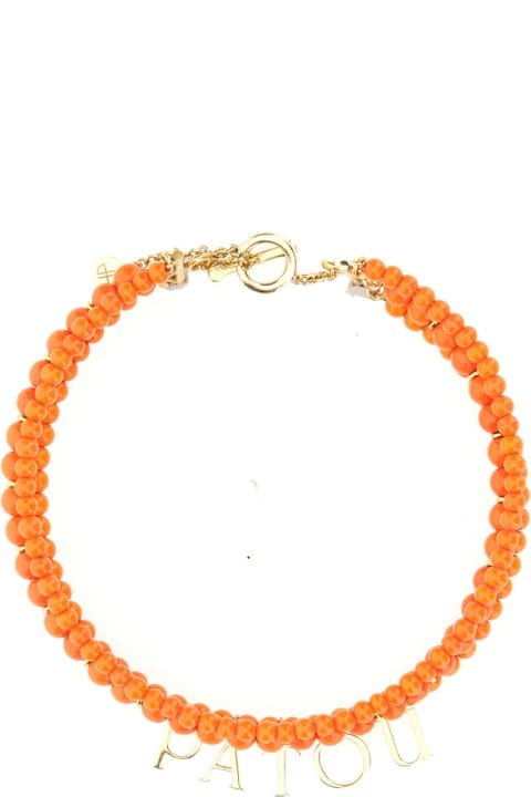 Homeware Patou Glass And Brass Bead Necklace