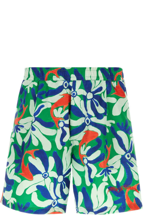Marni Swimwear for Men Marni Printed Polyester Swimming Shorts