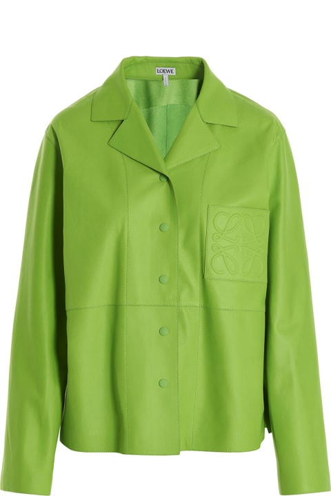 Coats & Jackets for Women Loewe Leather Jacket