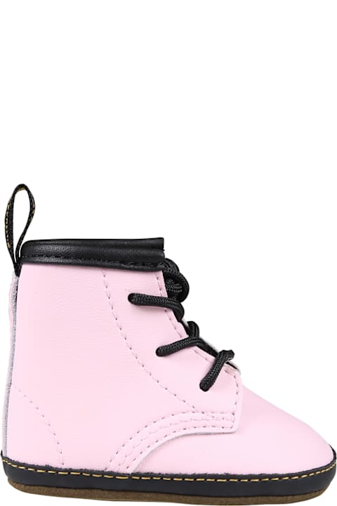 Dr. Martens for Kids Dr. Martens Black Boots 1460 Auburn For Baby Girl