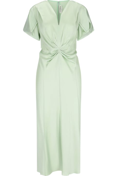 Homeware Victoria Beckham Draped Midi Dress