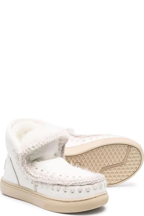 Mou Shoes for Girls Mou White Eskimo Sneakers