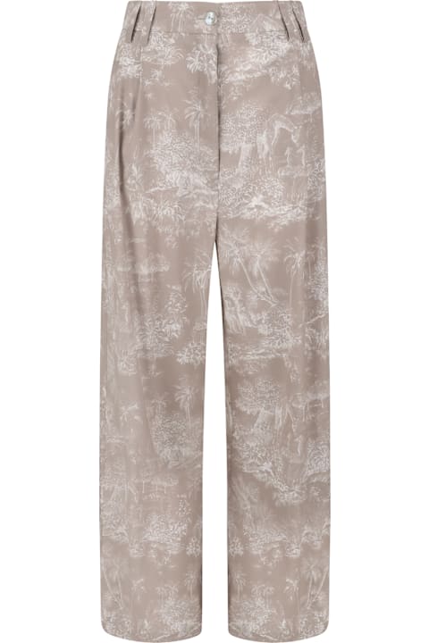Ella Clothing for Women Ella Toile De Jouy Pattern Pants