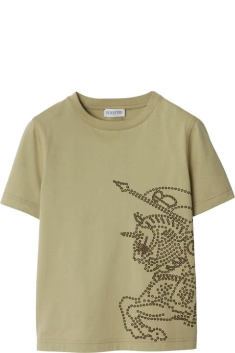 Burberry T-Shirts & Polo Shirts for Boys Burberry Kb5 Cedar Stipl Ekd