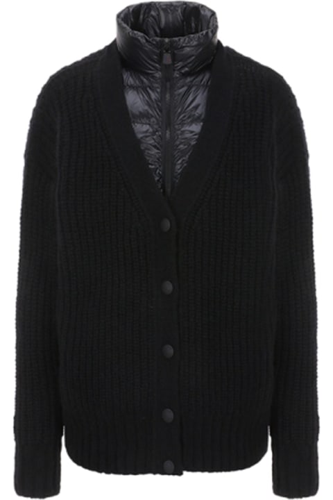 Sweaters for Women Moncler Grenoble Grenoble Wool Padded Cardigan