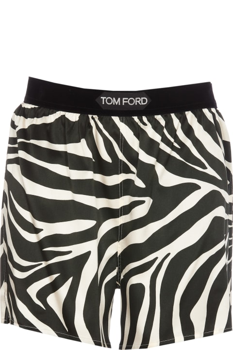 ウィメンズ新着アイテム Tom Ford Zebra Print Shorts