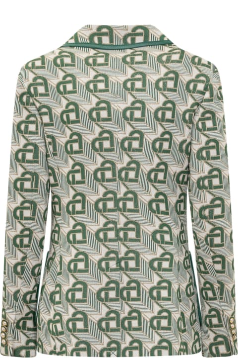 Casablanca Coats & Jackets for Women Casablanca Heart Monogram Jacquard Single-breasted Jacket