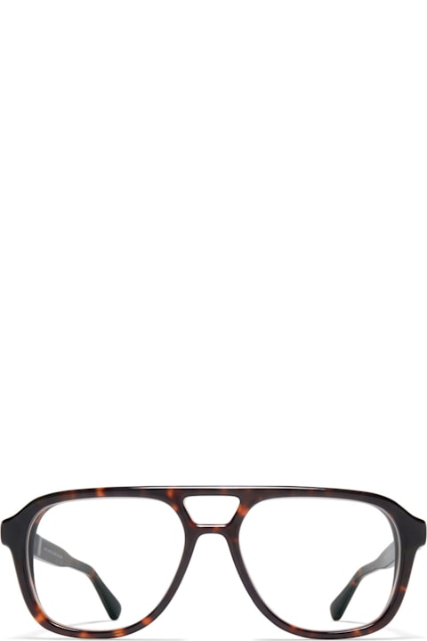 Mykita for Kids Mykita Nyara C215 - Amber Havana / Shiny Silver Rx Glasses