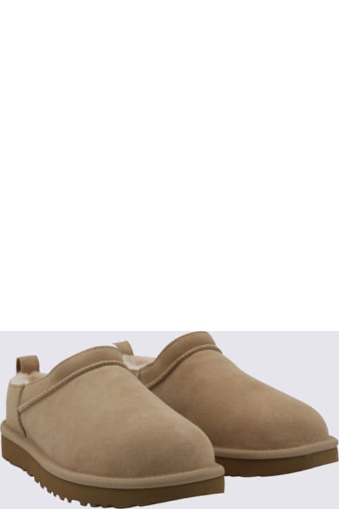 UGG Sand Leather Flats
