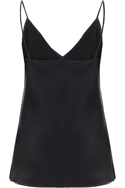 Max Mara ملابس علوية لـ السيدات Max Mara Metallo Silk Top
