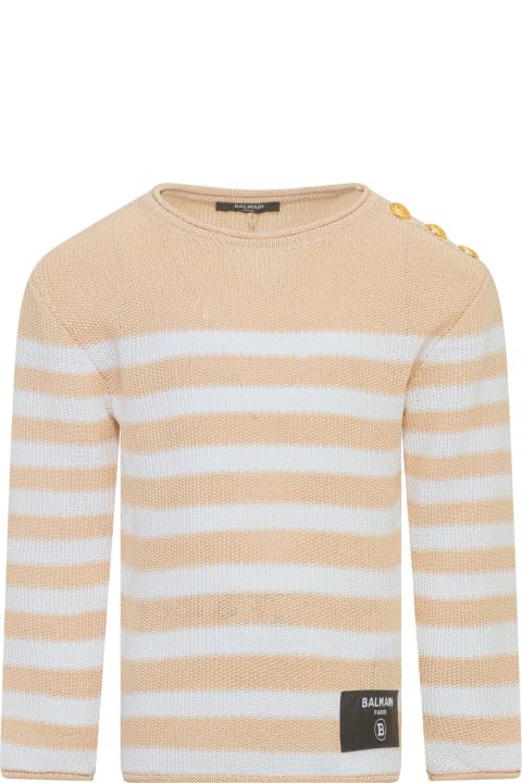 Sweaters & Sweatshirts for Boys Balmain Pull A Righe