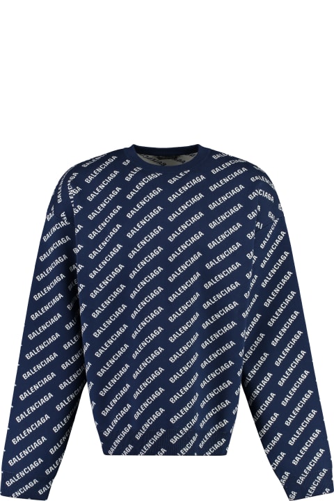Balenciaga Sale for Men Balenciaga Long Sleeve Crew-neck Sweater