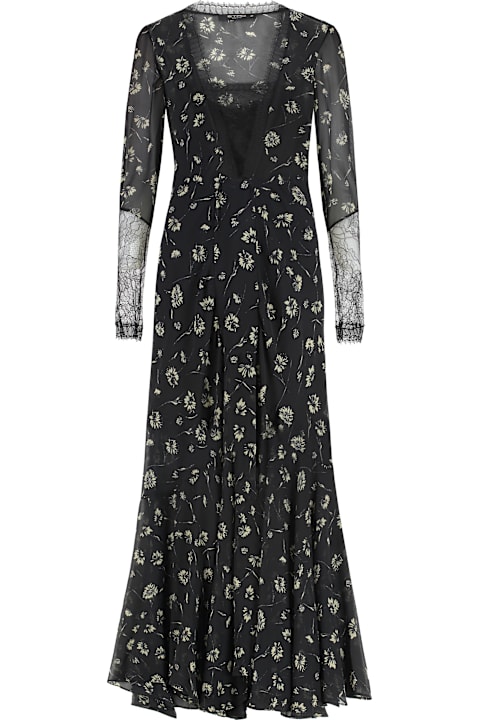 Homeware Etro Floral Print Silk Dress