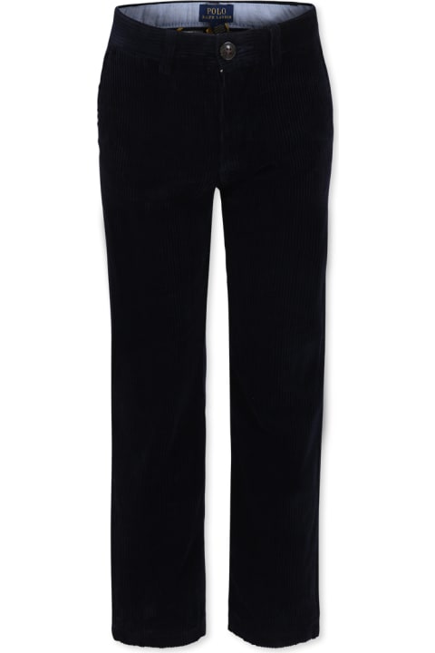 Homeware Ralph Lauren Blue Trousers For Boy With Horse