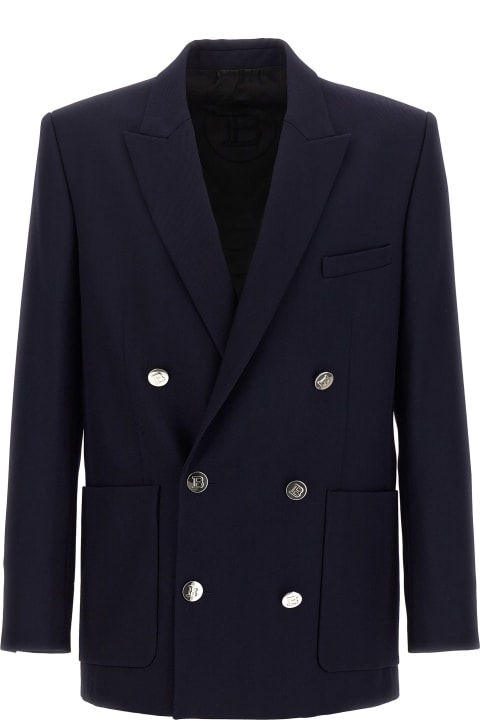 Coats & Jackets for Men Balmain Double-breasted Blazer