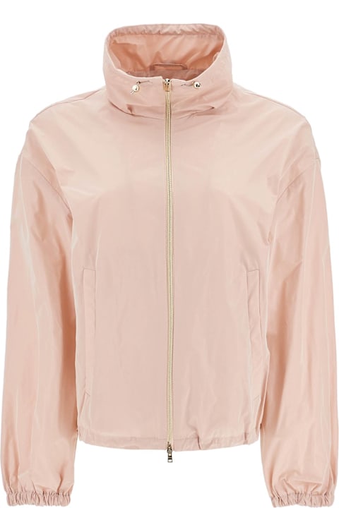Herno Coats & Jackets for Women Herno Short Pink Techno Taffeta Jacket Made In Italy