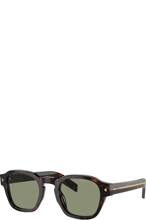 Prada Eyewear نظارات لـ القسم الرجالي Prada Eyewear Prada Pra16s 17n20g Tartarugto Polarizzato Sunglasses