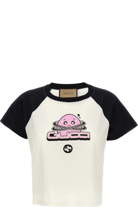 ウィメンズ トップス Gucci Logo T-shirt