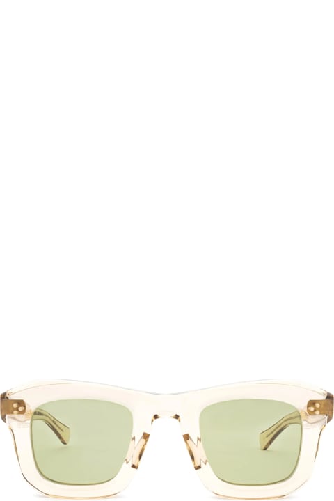 Max Pittion for Kids Max Pittion Monstre 44 - Dusty Champagne / Green Lens Sunglasses