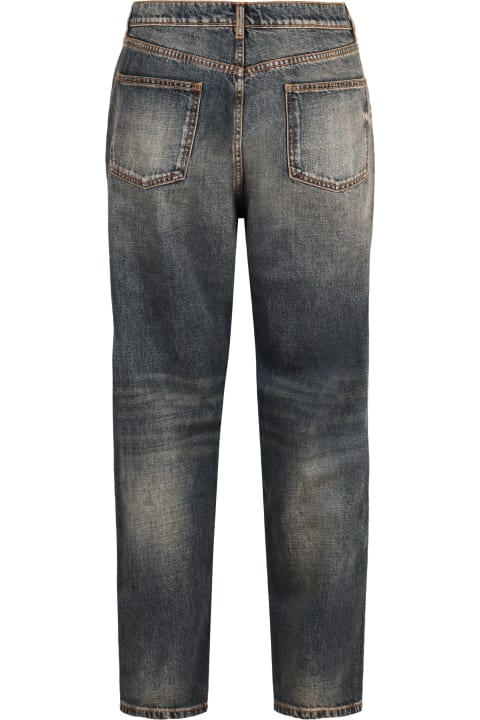 Etro الجينز لـ القسم الرجالي Etro 5-pocket Straight-leg Jeans