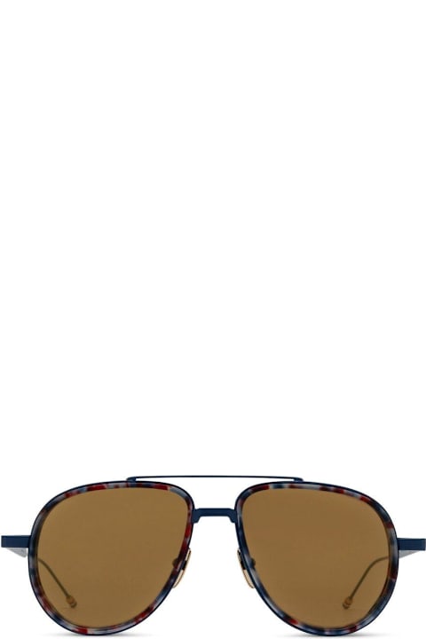 Thom Browne Eyewear for Women Thom Browne Aviator Frame Sunglasses