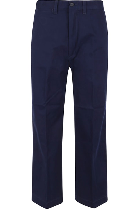 Polo Ralph Lauren Pants & Shorts for Women Polo Ralph Lauren Wide Leg Chino Cropped Pants