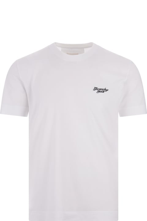 Topwear for Men Givenchy Givenchy 1952 Slim T-shirt In White Cotton