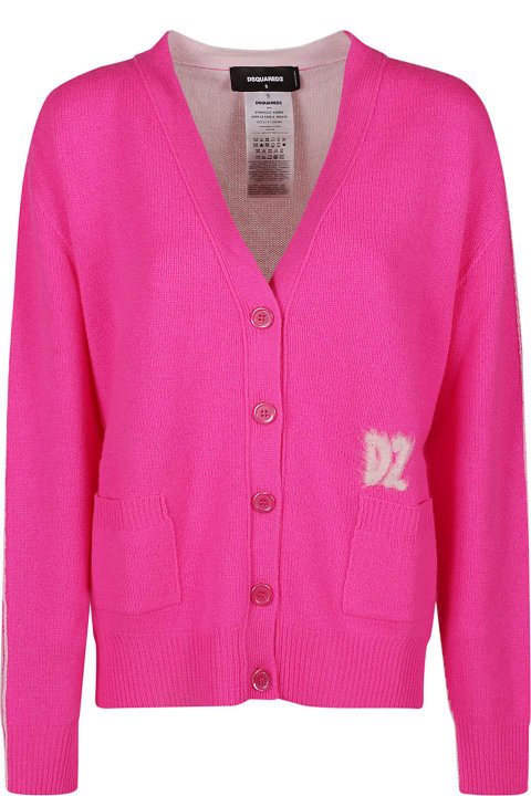 Dsquared2 Sweaters for Women Dsquared2 Contrast Color Cardigan