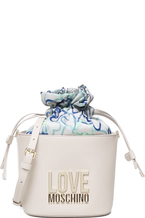 Love Moschino Bags for Women Love Moschino Logo Bucket Bag