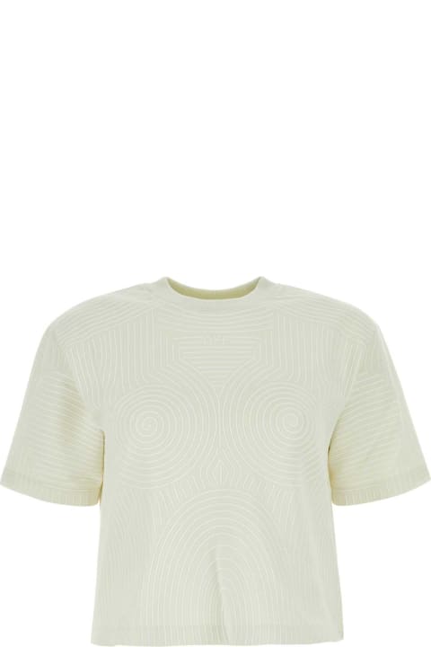 Off-White Topwear for Women Off-White Ivory Cotton Oversize T-shirt