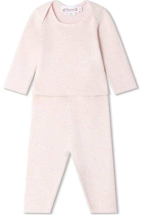 Bonpoint Bodysuits & Sets for Baby Girls Bonpoint Pink Fili Clothing Set