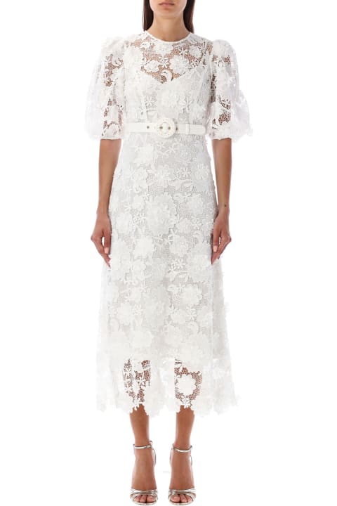 ウィメンズ Zimmermannのワンピース＆ドレス Zimmermann Lace Flower Wedding Dress
