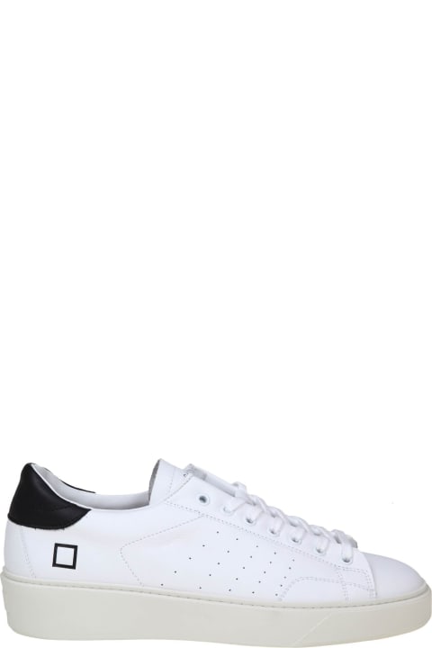 Levante Sneakers In Black/white Leather
