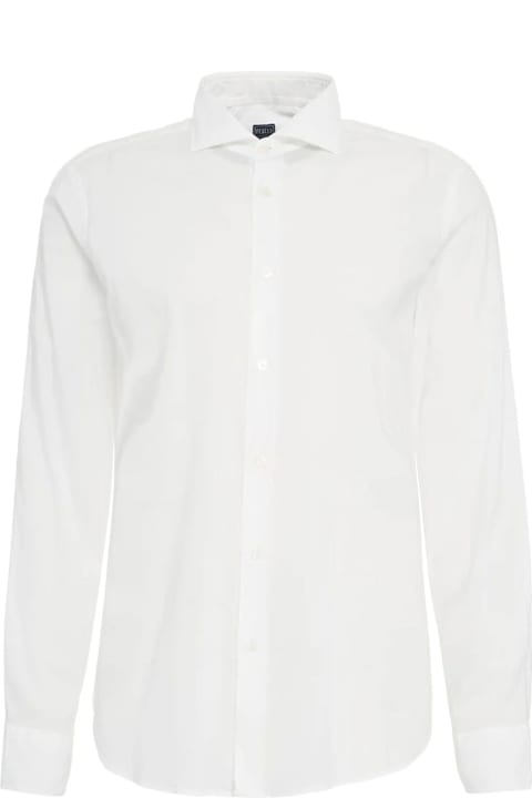 Homeware Fedeli White Cotton Blend Shirt