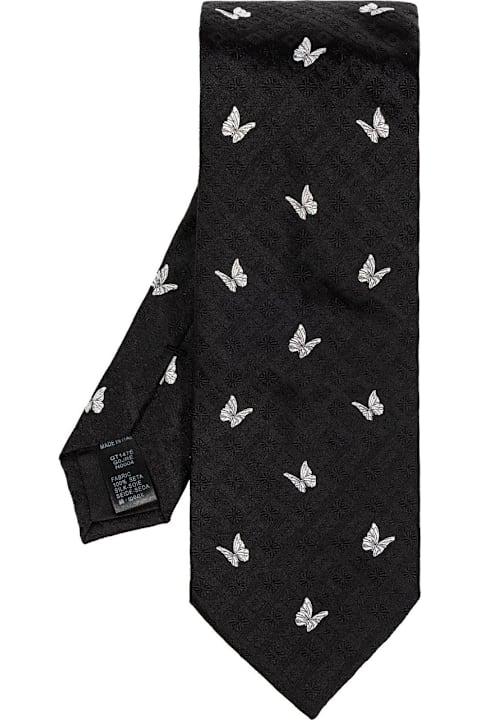 Dolce & Gabbana Ties for Men Dolce & Gabbana Butterfly Jacquard Tie