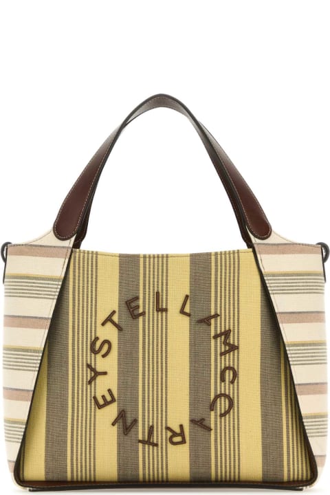 Stella McCartney Totes for Women Stella McCartney Printed Fabric Stella Logo Handbag
