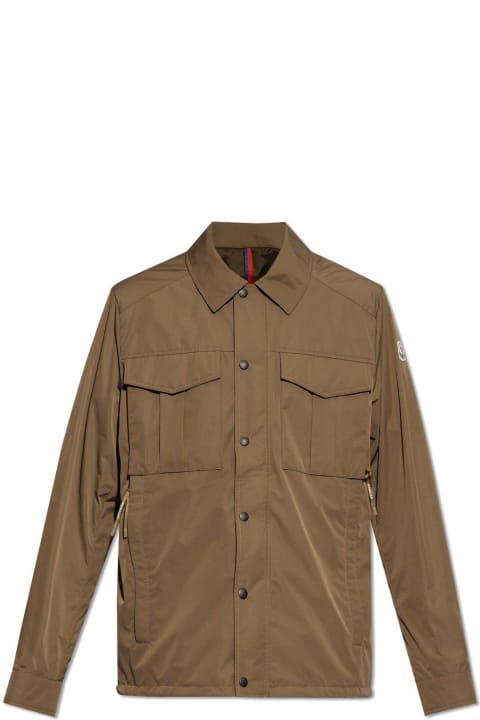 メンズ Monclerのコート＆ジャケット Moncler Frema Collared Button-up Jacket
