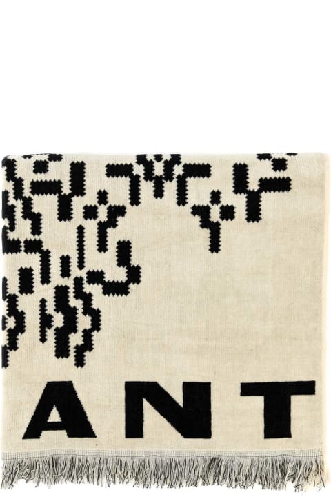 Isabel Marant Hats for Men Isabel Marant Embroidered Terry Fabric Soverato Beach Towel
