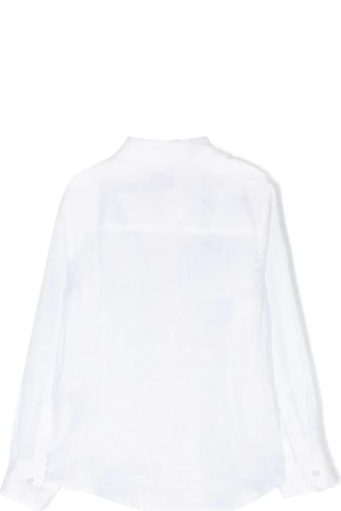 ウィメンズ Fayのシャツ Fay White Linen Shirt