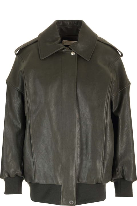 معاطف وجواكت لـ السيدات Alexander McQueen "aviator" Bomber Jacket