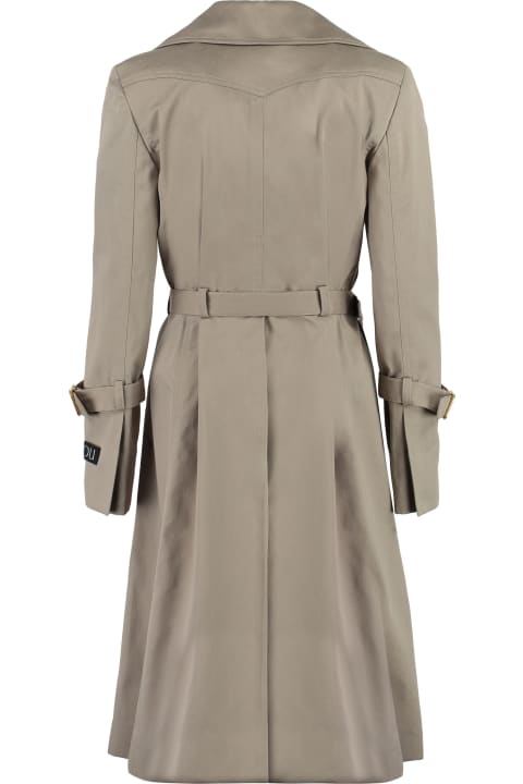 Patou Coats & Jackets for Women Patou Signature Beige Cotton Trench Coat