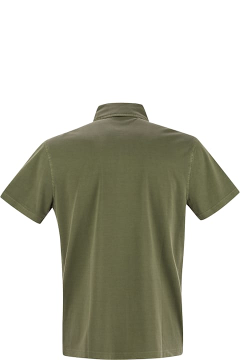 Fay for Men Fay Cotton Jersey Polo Shirt