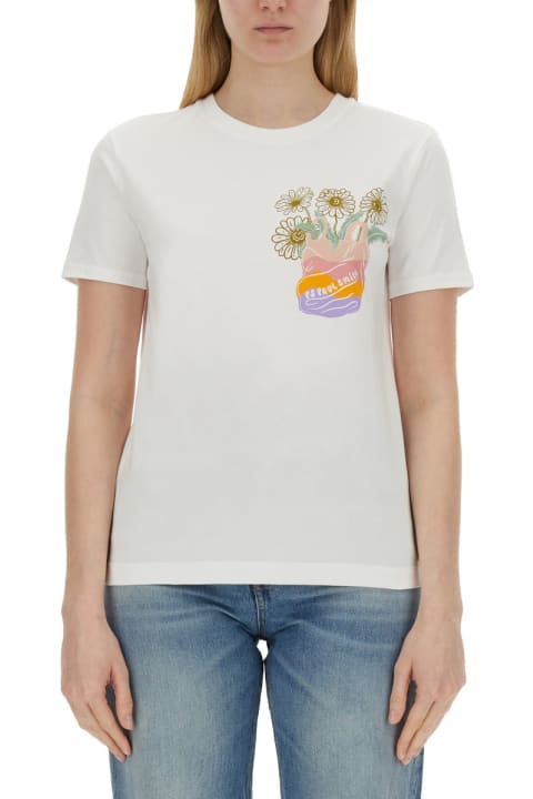 PS by Paul Smith Topwear for Women PS by Paul Smith Daisy T-shirt