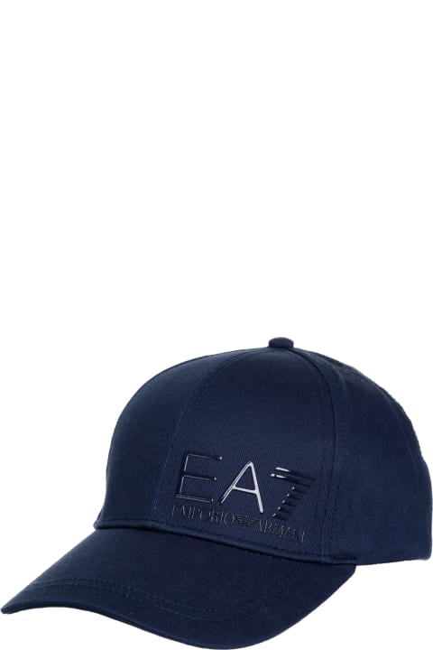 EA7 Hats for Men EA7 Cotton Hat