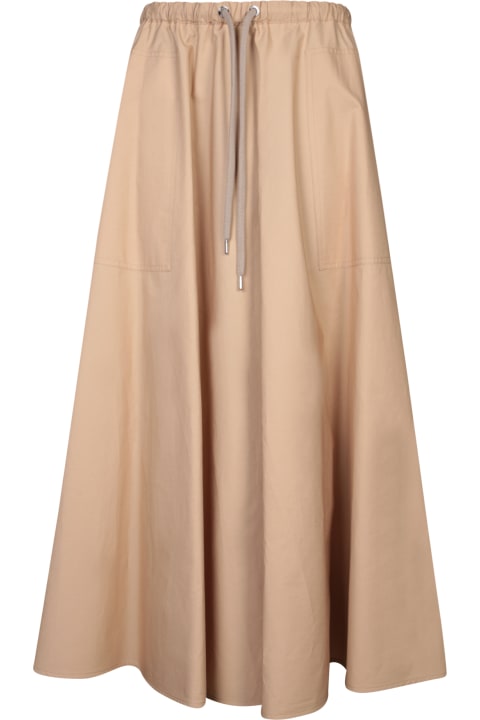 Skirts for Women Moncler Beige Midi-skirt