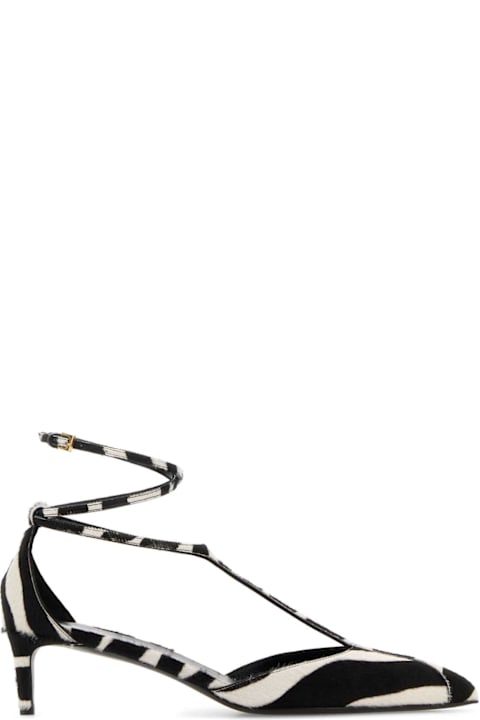 Khaite Printed Calf Hair Mia 45 Pumps