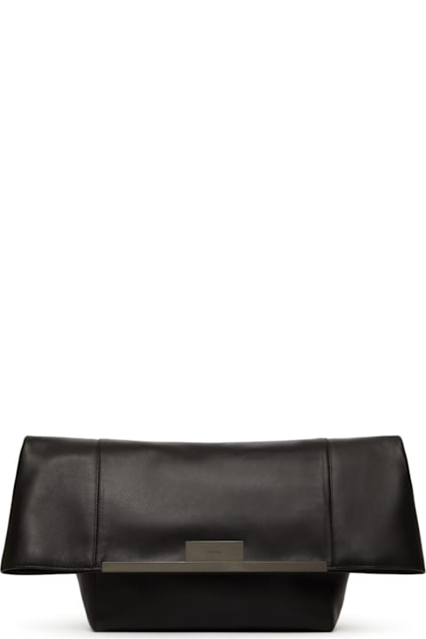 Max Mara حقائب توتي لـ السيدات Max Mara Large Clutch In Natural Leather Max Mara
