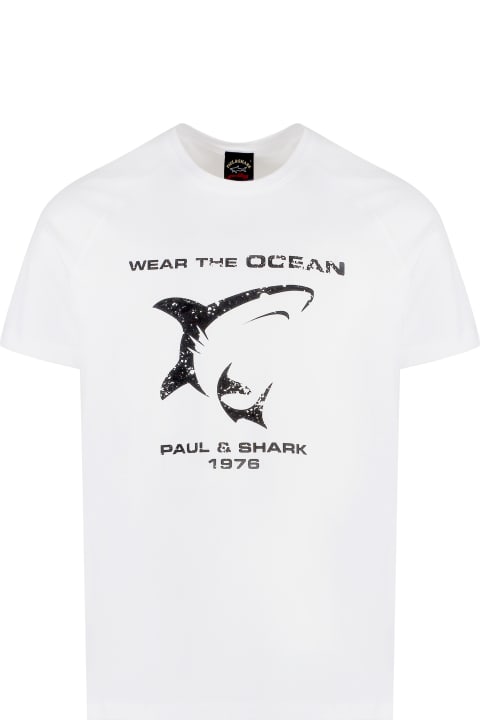 Paul&Shark for Men Paul&Shark Printed Cotton T-shirt